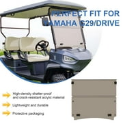 AIHOME Golf Cart Windshield Golf Cart Windshield Part Folding Replacement Curtains Front Parts Shatterproof Portable Anti-UV For Golf Carts All Seasons normal
